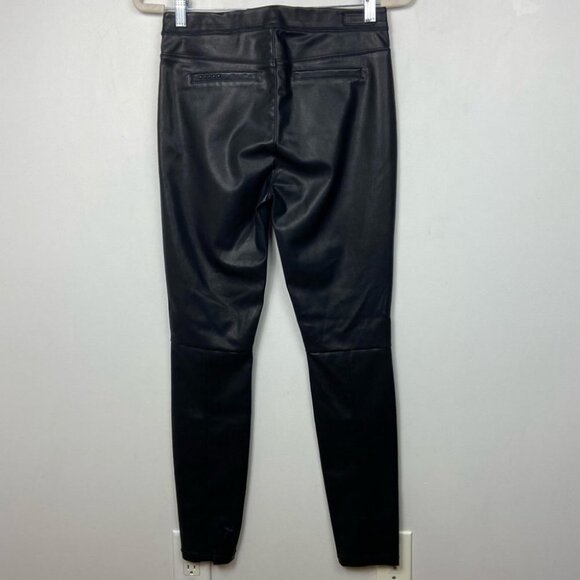 NWT Revolve Blank NYC Pull-On Leggings Black‎ Pants Vegan Leather Size 28 Coated - Picture 6 of 11